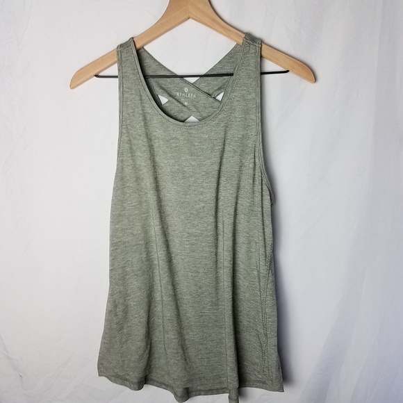 Athleta Tops - Athleta Racer Back Cross Back Tank Medium